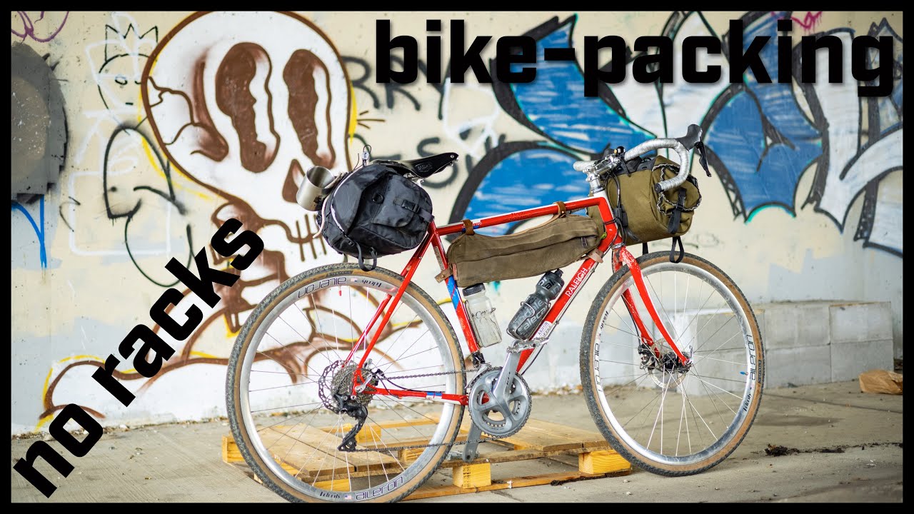 Rackless BikePacking Set Up | Swift Zeitgeist Bag| Frost River Frame Bag |  Gravel Bike w/ No Mounts