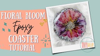 Resin Flower Coaster Tutorial | Using Let’s Resin Fast Cure Epoxy | Beginner Friendly Tutorial.