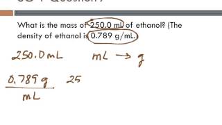 10 SG1 #7 Density as a conversion factor