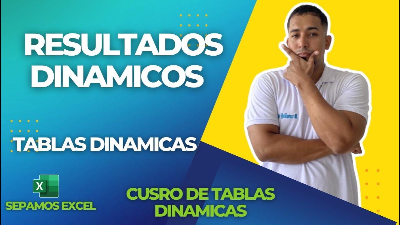 Hacer Tablas Dinamicas y crear Graficas de los resultados Dinamicos en