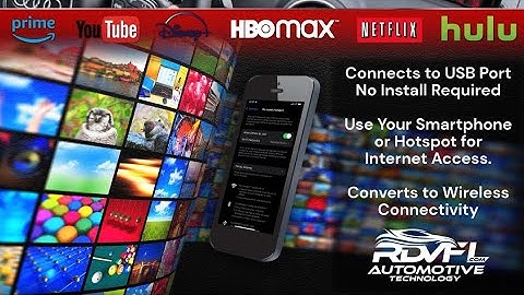 How to Get Video Apps (Hulu, NetFlix, YouTube) on Your Car Screen - Streamer Plus from RDVFL