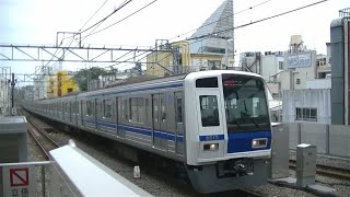 西武6000系6115F10M急行武蔵小杉行き 東横線自由が丘駅入線