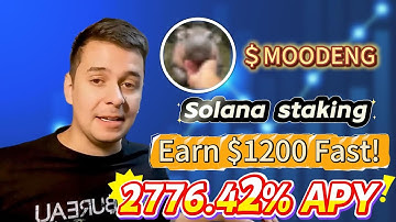 Stake MOODENG Now! 2776.42% APY Crypto Farming in 2025