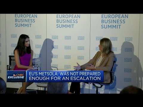 EU's Metsola: 'We
