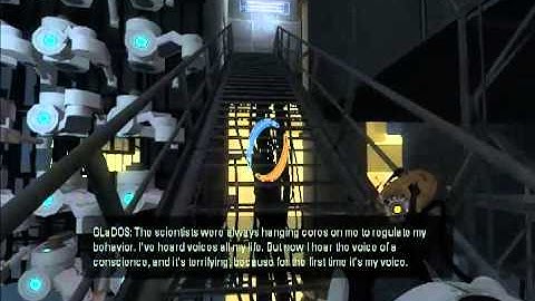 Portal 2: Chapter 9 + Final Boss + Credits + Ending Song [3D]