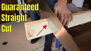 Before You Make Your Next Saw Cut Watch This ( Works Every time )