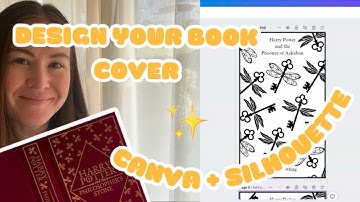 Design a book cover using Canva + Silhouette Studio