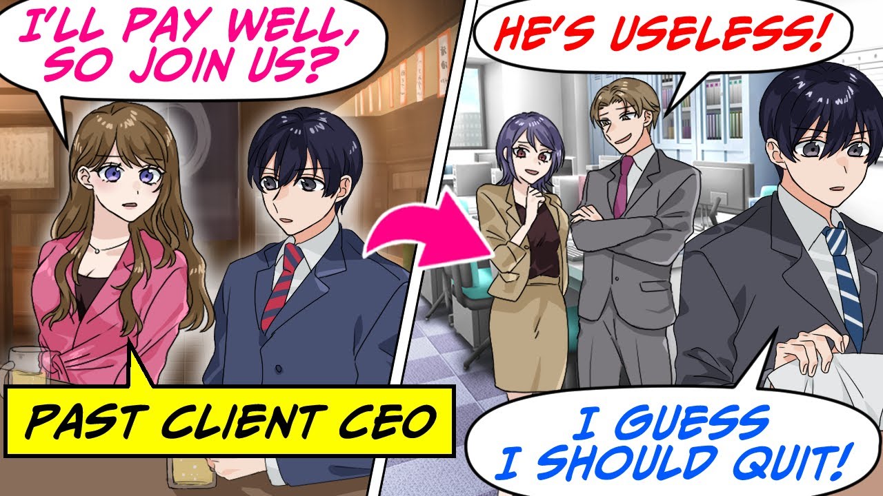 I Ran Into the CEO from a Past Client at the Bar! She's Hiring New Workers, So…[RomCom Manga Dub]