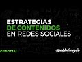 Estrategias de contenidos en Social Media por Pablo Di Meglio