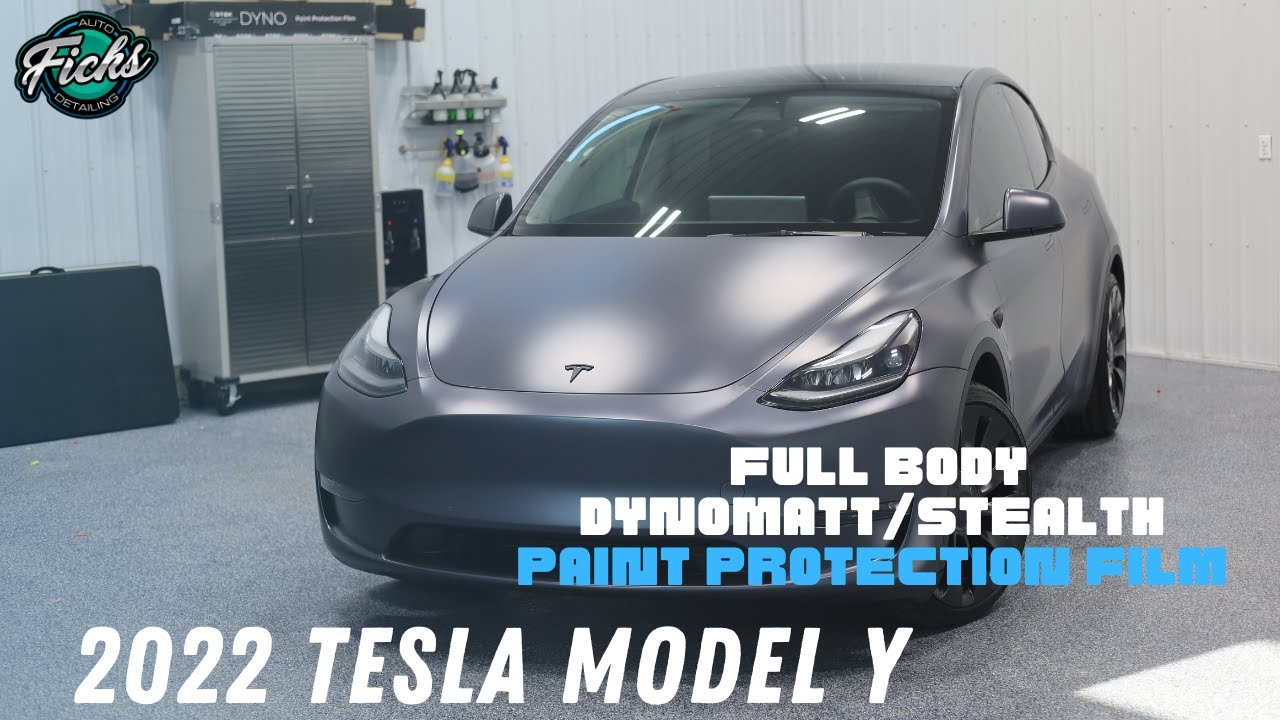 Tesla Model Y Matte Paint Protection Film (PPF) Wrap