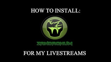 Tutorial: How to install Zandronum for my livestreams!