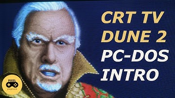 [CRT TV]  Dune 2 PC-DOS Intro