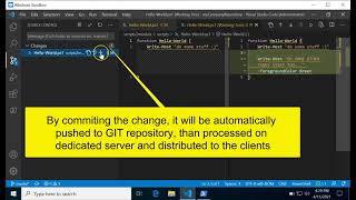PowerShell CI/CD - 4. - Commits history in console title