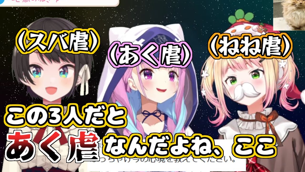 【ホロライブ切り抜き】普段〇〇虐される人たちが集まるとこうなりますｗ【大空スバル/湊あくあ/桃鈴ねね】
