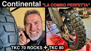 Gomme Moto TKC70 ROCKS + TKC80 Continental - La nostra COMBO PERFETTA