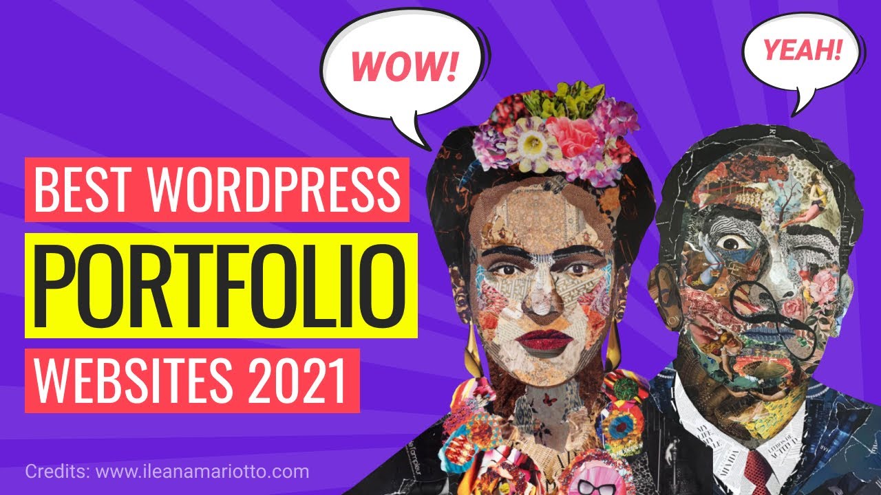 WordPress Portfolio Website Examples | WordPress Website Design Inspiration 2021