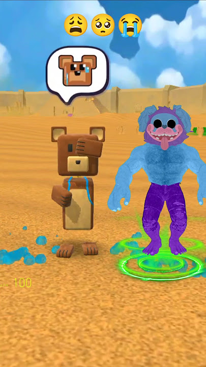 Super Bear Adventure The Bear Is Crying  Huggy Wuggy 😭#shorts #bear