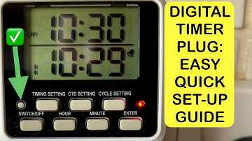 How To Set A Digital Timer Plug