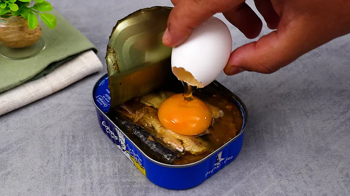 Sardines and eggs are tastier than meat! Easy and delicious breakfast ready in minutes.