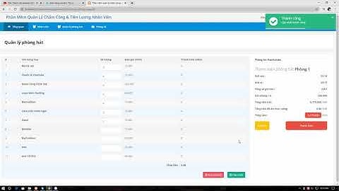 Phần mềm quản lý quán karaoke