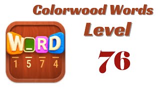 Colorwood Words Level 76 Answers | Colorwood Words - Cryptogram