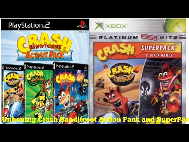 Preços baixos em Sony Playstation 2 Crash Bandicoot Action Pack Video Games