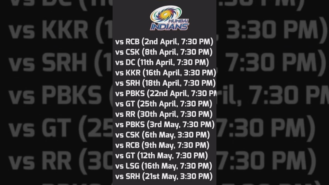 #iplschedule2023