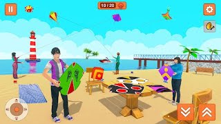 Kite Flying Sim: Kite Games | Beach Kite Flying Challenge Landscape 2024 03 a screenshot 5