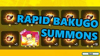 BAKUGO ACCELERATES!!! Rapid Bakugo Skillset summons [My Hero Ultra Rumble] +Shoto curse