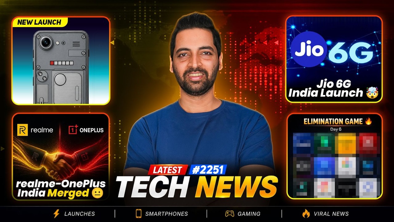 Nothing Phone (4b) Launch Date😍,Jio 6G Launch🤯,realme-OnePlus Merged😓,Two Wheeler Petrol Ban