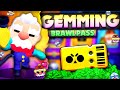 Gemming THE ENTIRE Brawl Pass! - UNLOCKING Gale, Merchant Gale Skin & Gale Pins! - May Update!