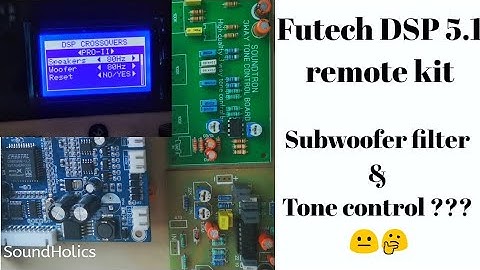 futech dsp 5.1 remote kit|How to connect extra Subwoofer filter | malayalam | SoundHolics