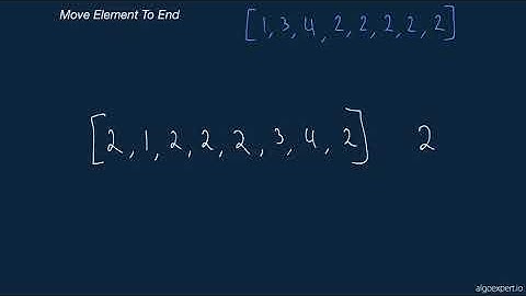 TechAlgo Expert Arrays - Move element to end