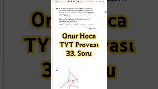 2023 TYT Üçgenler Sorusu#yks #yks2026 #tyt #tytcikmis #rasyonelsayılar #problemler