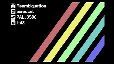 C64 Music:  Reambiguation by Genesis Project ! 23 January 2025!