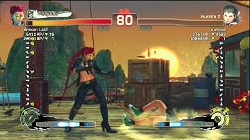 SSF4 AE Broken Tier Latif(Viper) Vs outroot(Sakura)