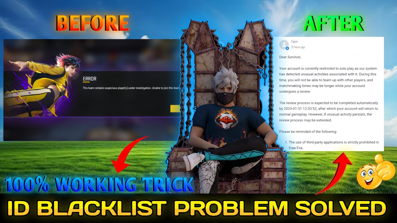 Suspicious Player Under Investigation in Free Fire! ⚠️ Blacklist Issue Solved!