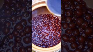 Boba tea recipe The traditional bubble milk tea: A legacy of patience and sweet comfort #handmade