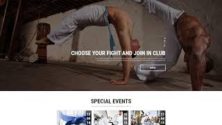 Martial Arts Responsive Website Template - 50640