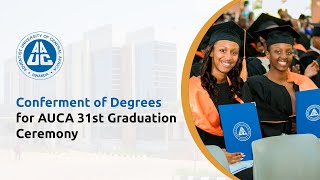 ✨ 🎉 🎓 AUCA 31st Graduation Ceremony | Sunday 16 Nov 2025