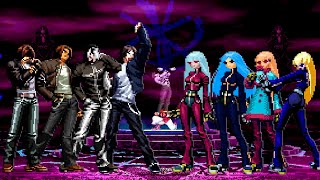 [KOF Mugen] Kyo Kusanagi Team vs Kula Diamond Team