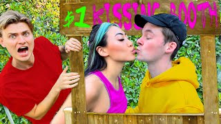 I OPENED A $1 KISSING BOOTH!!