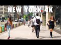 NEW YORK CITY - Midtown Manhattan Summer Walk, Grand Central to 34th Street Macy Herald Square 4K