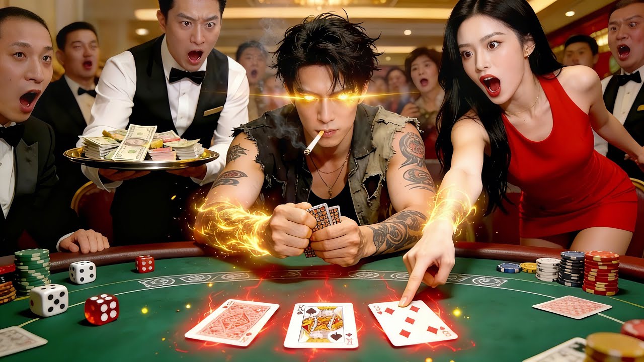 Le clochard moqué était un dieu du jeu caché ! Casino pulvérisé en 3 s, joueurs à genoux