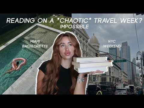 how much i *actually* read during a chaotic travel week