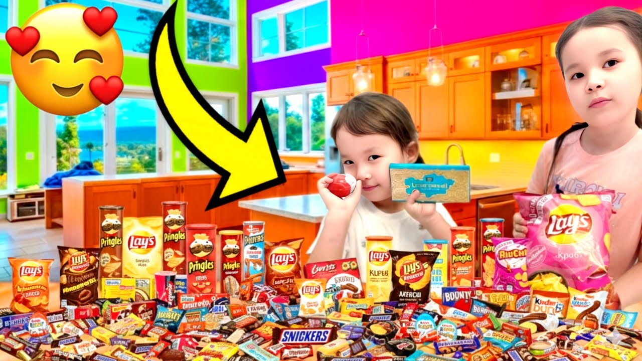 ТӘТТІ 🍫ШОКОЛАДТАР ЖЕЙМІЗ 🍭🍬🎂🍦 СОК МАРМЕЛАД СЛАДКИЙ 🎉КІМ АҚША ҰТЫП АЛАДЫ 💴💶💵