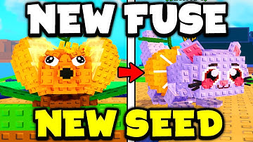 New SEED and NEW FUSE Reveal in Plants Vs Brainrots Roblox (King Limone Seed)