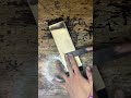 World's Sharpest Ruler! #fyp #knife #knifesharpening #satisfying