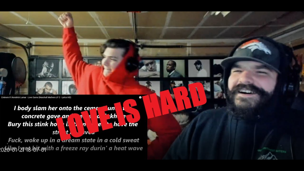 Eminem Ft Kendrick Lamar - Love Game (Marshall Mathers LP 2 - Lyrics HD)  REACTION (Then VS Now) - YouTube