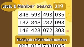Prevent Dementia Today! Make Daily Brain Training a Must with Number Matching Games!  3-219 screenshot 1